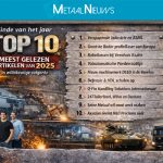 De 10 meest gelezen artikelen van 2025 op MetaalNieuws.nl