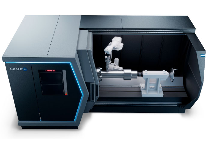 The Hive is een volledig gesloten lasercladmachine met compacte footprint.