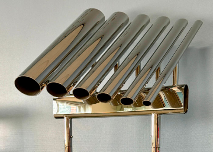 De ovale profielen zijn leverbaar in verschillende maten.