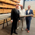 V.l.n.r.: Managing Director Van Leeuwen Benelux Steven Ruijters, Sales Director Corrotherm International Martijn Verstappen en Finance Director Van Leeuwen Benelux Ronald Broekhuizen.