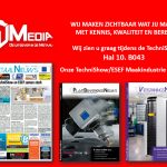 54U Media is uiteraard zelf exposant ook op de TechniShow. U bent van harte welkom op onze stand Hal 10, Stand B043