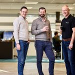 De nieuwe directie van Metaaltechniek. V.l.n.r. Lars van Munster (Operationeel Directeur), Bernd Jansen (Algemeen Directeur & Sales) en Fokke Bronsema (Directeur Techniek).