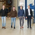 Het nieuwe managementteam van Tuwi (v.l.n.r.): Jeroen Meijer, Christiaan van der Hoeven, Dion Penterman, Maik Wensink.