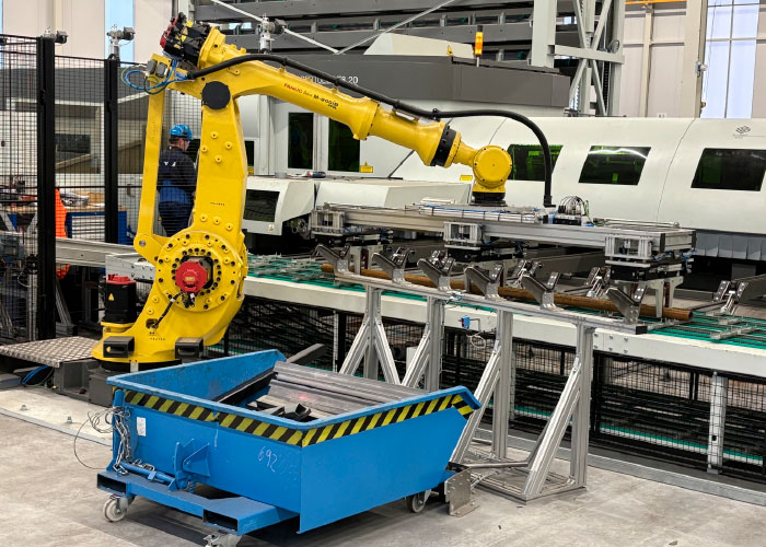 Gerobotiseerde productuitname. 