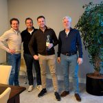 Namen van links naar rechts: Pieter van den Tillaart, Bram van den Heuvel, Peter Vermeulen, Rob van der Vleuten