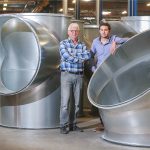 Jan (links) en Tim Stinkens hebben hun familiebedrijf Limoco verkocht aan VDL Groep. (Foto: Limoco/Dick Demey)