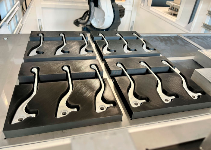 Met 3D-geprinte inlays maakt de Platinum serie ook de automatisering van vormcomplexe giet- en smeeddelen praktisch en betrouwbaar.