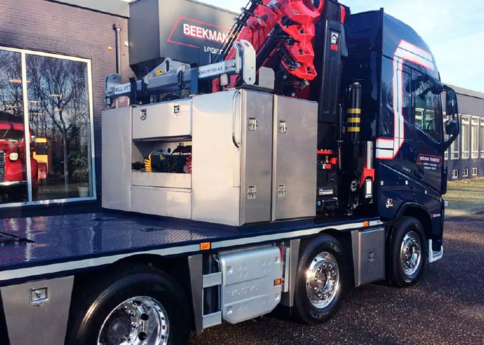 MTA maakt voor vrachtwagens onder meer kasten kabinetten om chauffeurscabines netjes te houden, ladenkisten, bumperplaten en assenkisten.