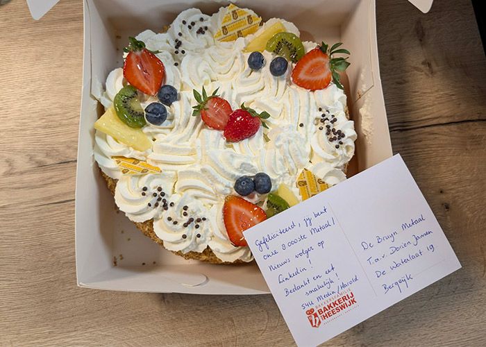 Lekker van smullen tijdens de koffiepauze!