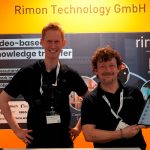 Pim Massink (l) en Thomas Zagorski lieten Digital Walter zien op TechniShow.