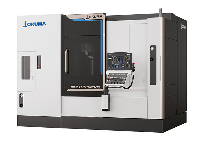 Met de Multus U2000 richt Okuma zich op complexe bewerkingen met een hoge productiviteit, ondersteund door een ruim bewerkingsbereik, stabiele precisie en flexibele automatisering.