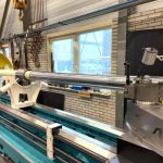 De zware precisie draaibank STX Maxturn, met 7 meter tussen de centers en een draaidiameter van 1070 mm, bij Griekspoor Thermal Coatings is de grootste draaibank die Stoxon ooit in Nederland heeft geleverd.