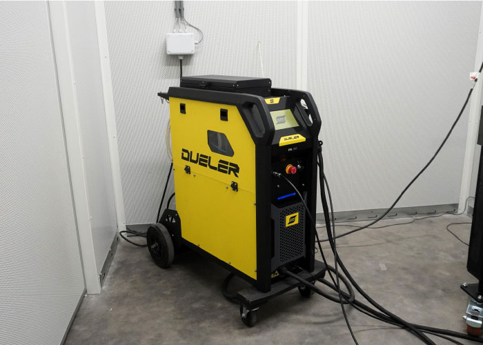 Tijdens het event presenteerde ESAB de gloednieuwe Dueler EHL 1500 handlaserlasmachine aan distributeurs.