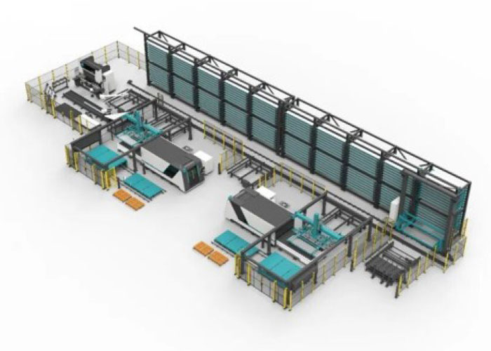 DNE Laser zijn bedrijfsmodel ontwikkeld van leverancier van losse machines naar aanbieder van complete, kant-en-klare smart factory-oplossingen. Het portfolio omvat intelligente laad- en lossystemen, modulaire flexibele productielijnen en geïntegreerde buig- en lassystemen.