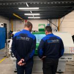 De draaibank is geschikt voor enkelstuks, kleine series en productiewerk. Dantech is positief verrast door de nauwkeurigheid en toleranties die het bedrijf ermee behaalt.