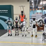 Bezoekers zagen in het centrum demonstraties van verschillende humanoïde robots, onder meer bij handelingen als stenen leggen, schoonmaken, objecten inpakken, lopen en dansen.