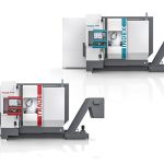Het compacte Index G160-draaifreescentrum en de Traub TNX160 zijn qua ontwerp vrijwel identiek. Het verschil zit in de besturing: de G160 is uitgerust met een Siemens Sinumerik ONE CNC, de TNX160 met de op Mitsubishi gebaseerde Traub TX8i-s CNC.