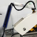 Door de inzet van de Panasonic robots is offline programmeren in de Panasonic DTPS software ook mogelijk voor het finishingproces. Hierdoor kunnen finishingpaden direct uit de (las)lijnen gegenereerd worden in de programmeersoftware - Poedercoatingbedrijf LFT