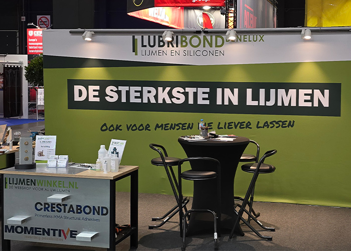 Lubribond Benelux zal de METAVAK-bezoekers opnieuw laten zien dat lijmen naast lassen, bouten en solderen een interessante mogelijkheid is.
