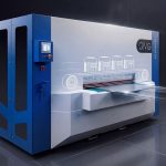 Waar een conventionele ontbraammachine over 1.500 mm werkbreedte een brede schuurband in de doorvoerrichting gebruikt, werkt Leonardo met een 150 mm schuurband die dwars over de volledige 1.500 mm werkbreedte loopt.
