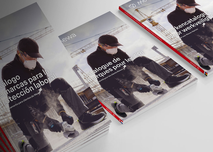 De nieuwe Mewa merkencatalogus voor werkveiligheid telt 266 pagina's en is beschikbaar in twaalf taalversies.