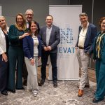 Het FPT/NEVAT backoffice team met Natasja van den Bos, Ires Veerman, Eddo Cammaraat (voorzitter FPT), Brenda Snel, Janwillem Verschuuren (voorzitter NEVAT), Edwin Dekker en Martine de Winter.